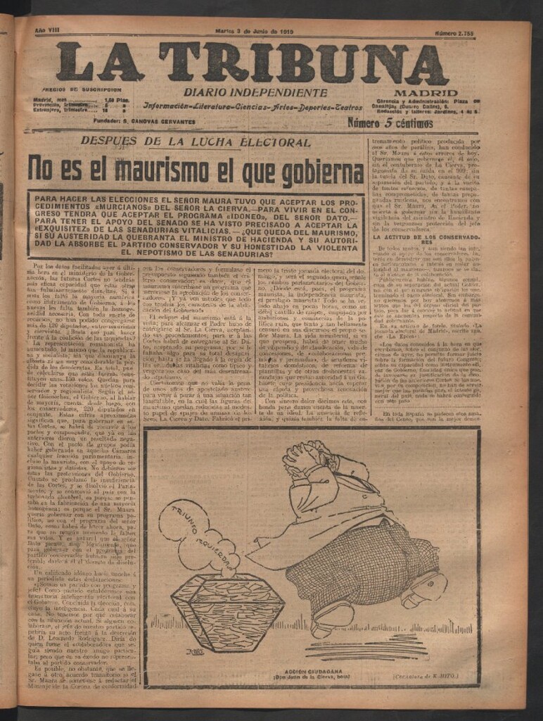 Miniatura de La Tribuna del 3 de junio de 1919