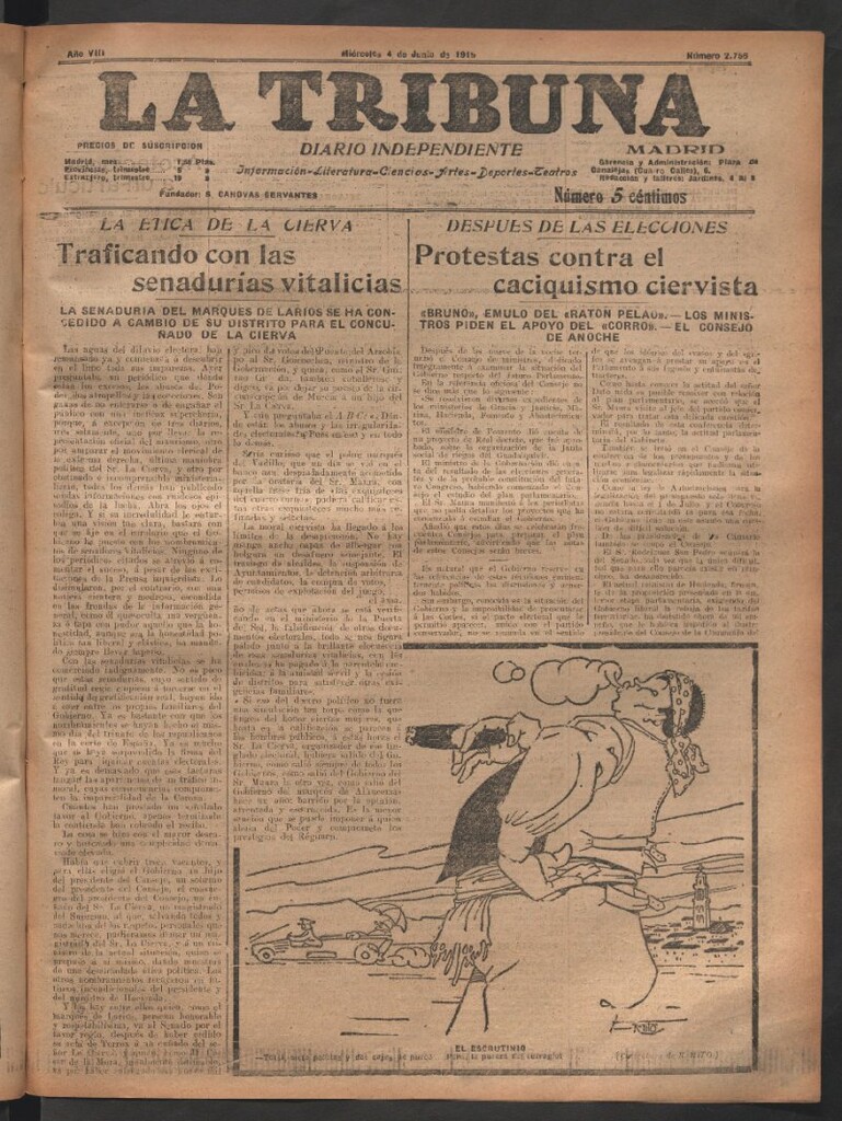 Miniatura de La Tribuna del 4 de junio de 1919