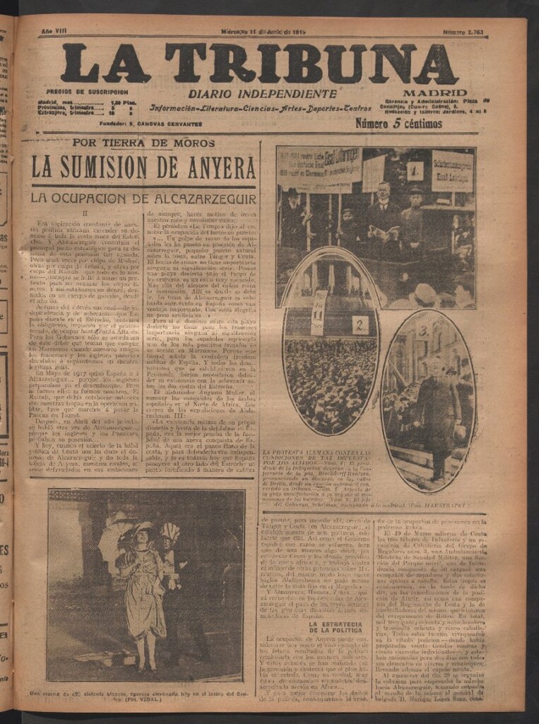 Miniatura de La Tribuna del 11 de junio de 1919