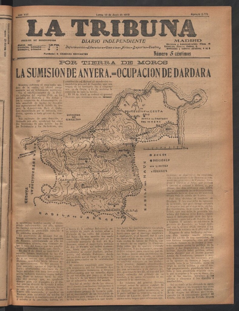 Miniatura de La Tribuna del 23 de junio de 1919