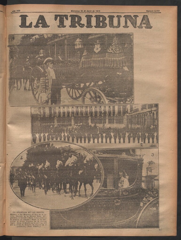 Miniatura de La Tribuna del 25 de junio de 1919