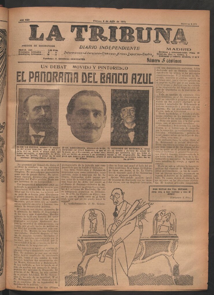 Miniatura de La Tribuna del 4 de julio de 1919