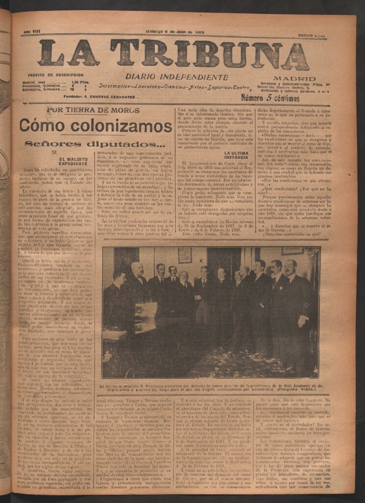 Miniatura de La Tribuna del 6 de julio de 1919