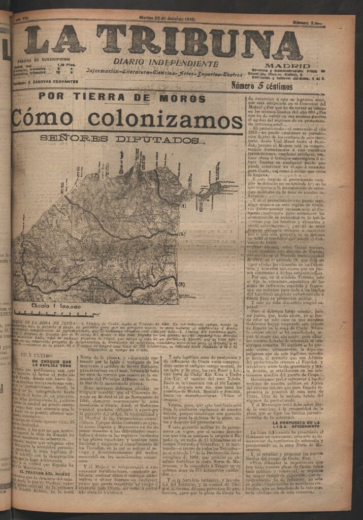 Miniatura de La Tribuna del 22 de julio de 1919
