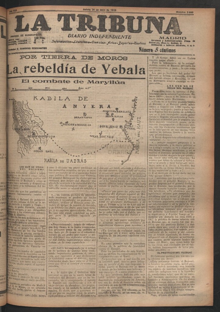 Miniatura de La Tribuna del 24 de julio de 1919