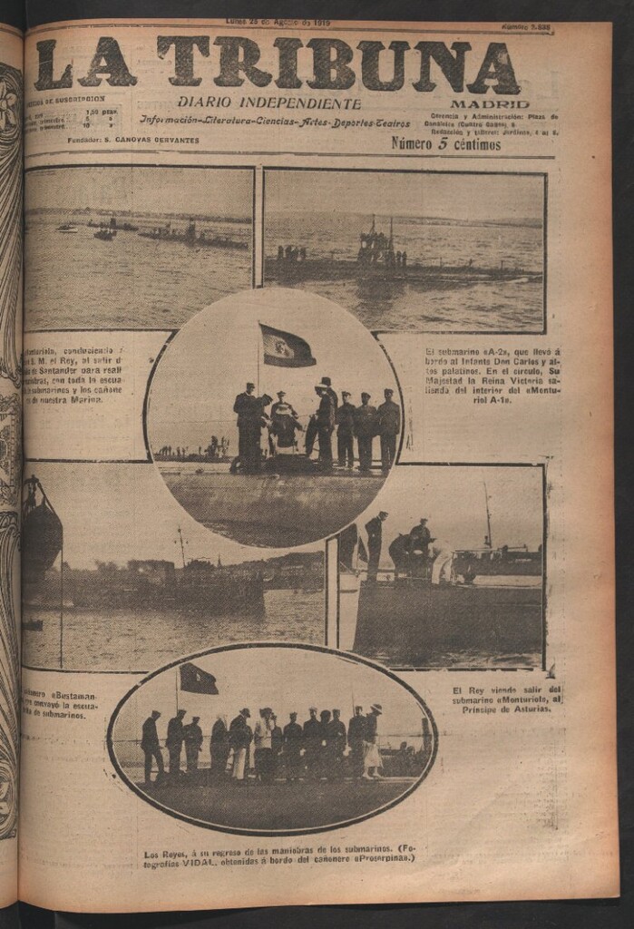 Miniatura de La Tribuna del 25 de agosto de 1919