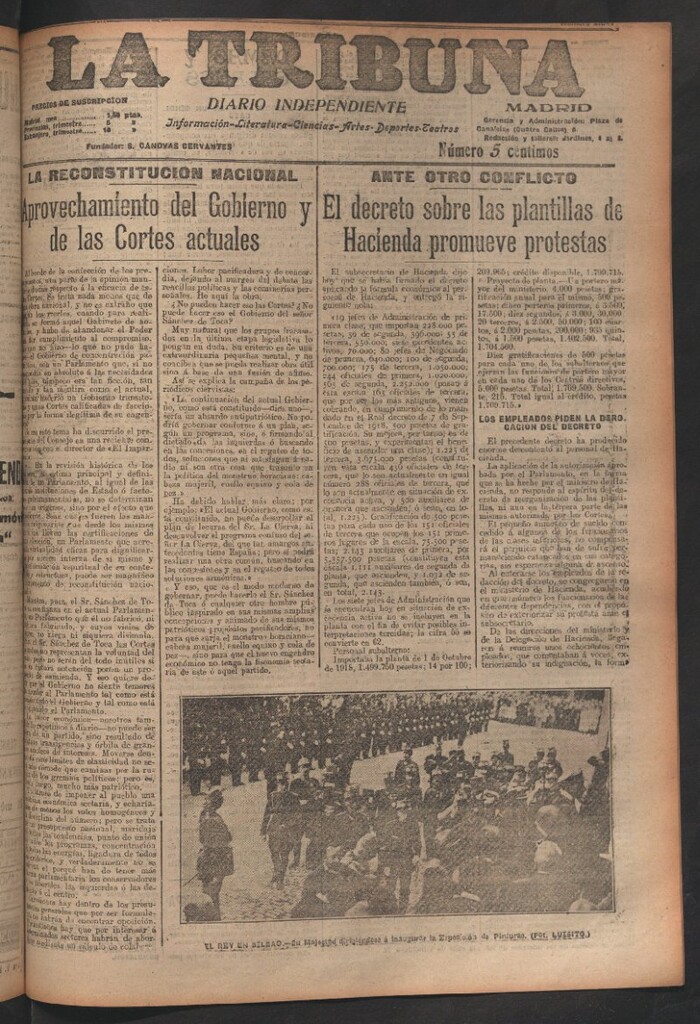 Miniatura de La Tribuna del 3 de septiembre de 1919
