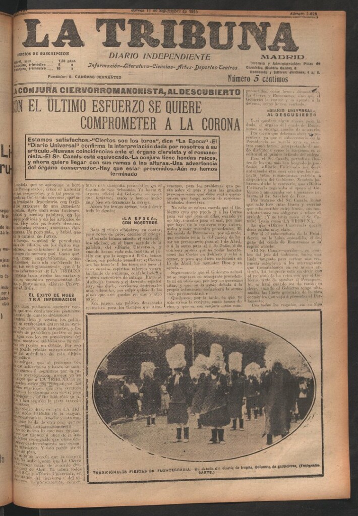 Miniatura de La Tribuna del 11 de septiembre de 1919