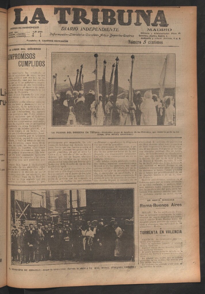 Miniatura de La Tribuna del 13 de septiembre de 1919