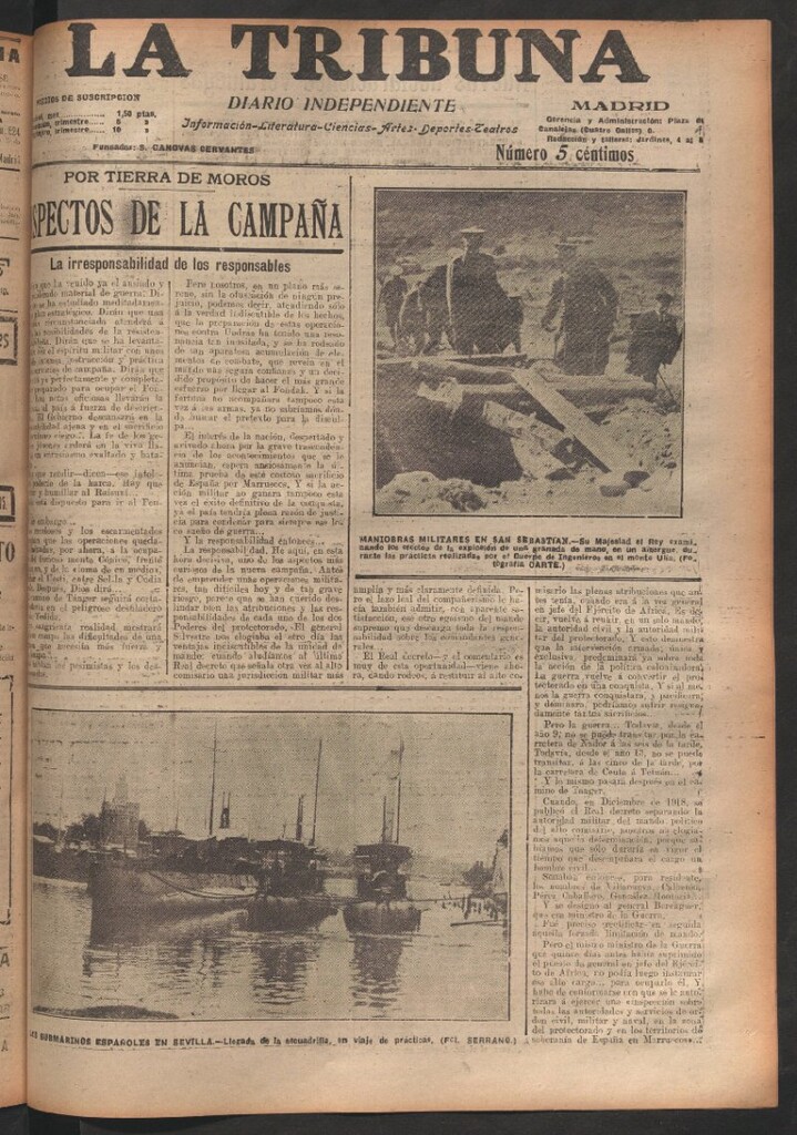 Miniatura de La Tribuna del 19 de septiembre de 1919