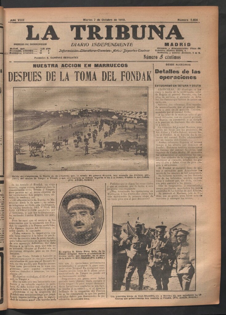 Miniatura de La Tribuna del 7 de octubre de 1919