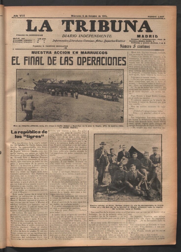 Miniatura de La Tribuna del 8 de octubre de 1919