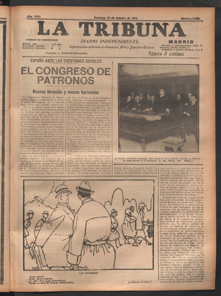 Miniatura de La Tribuna del 19 de octubre de 1919