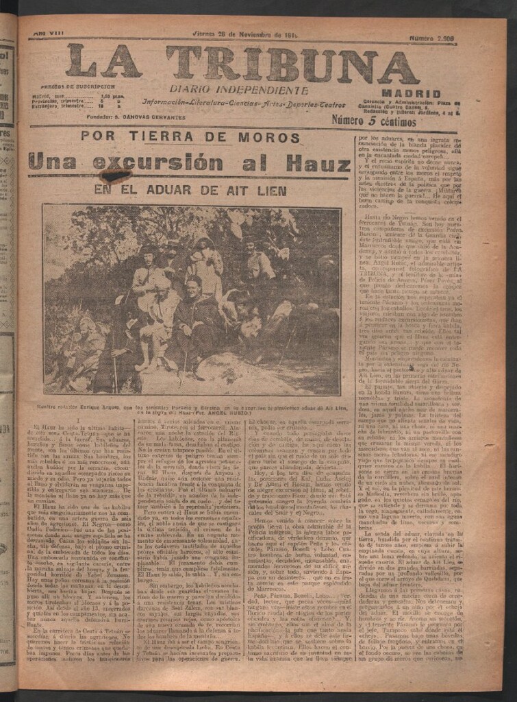 Miniatura de La Tribuna del 28 de noviembre de 1919