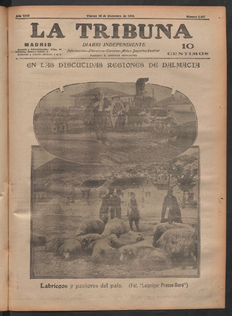 Miniatura de La Tribuna del 26 de diciembre de 1919