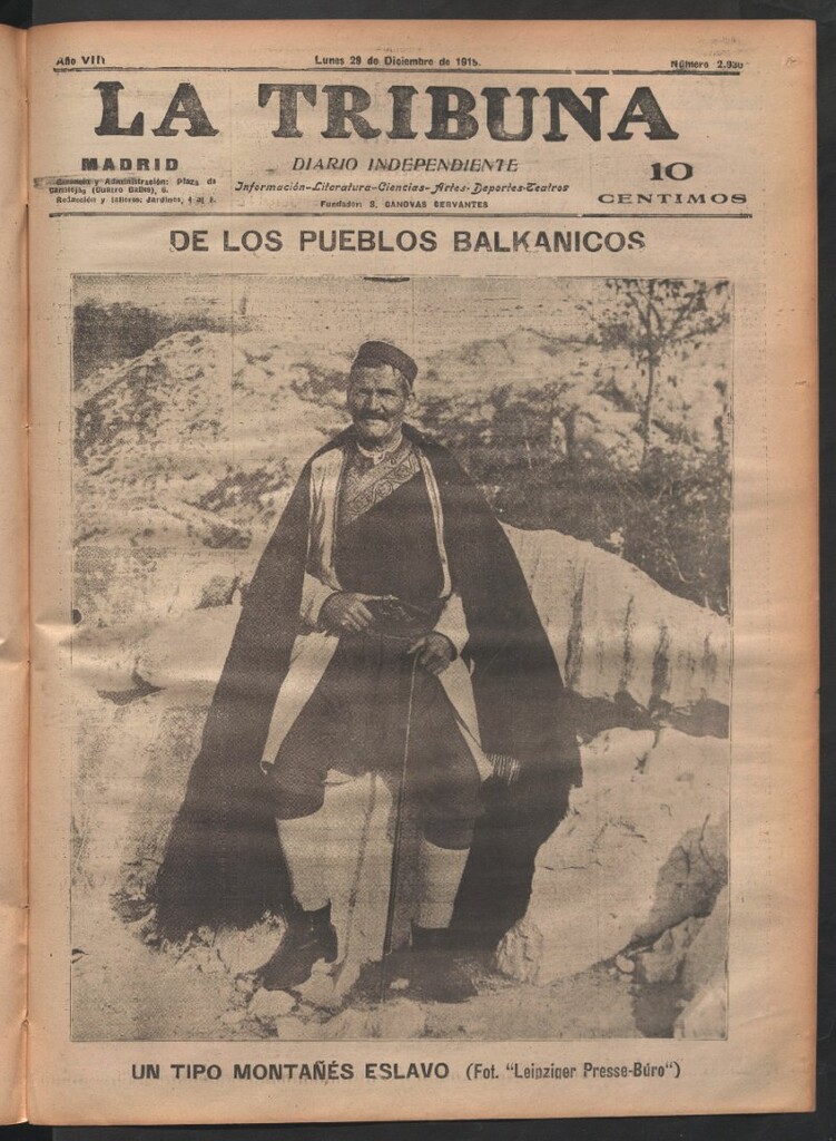 Miniatura de La Tribuna del 29 de diciembre de 1919
