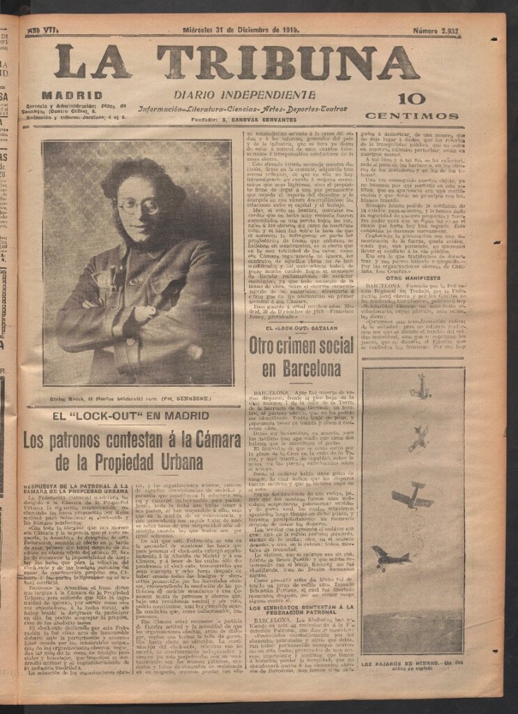 Miniatura de La Tribuna del 31 de diciembre de 1919