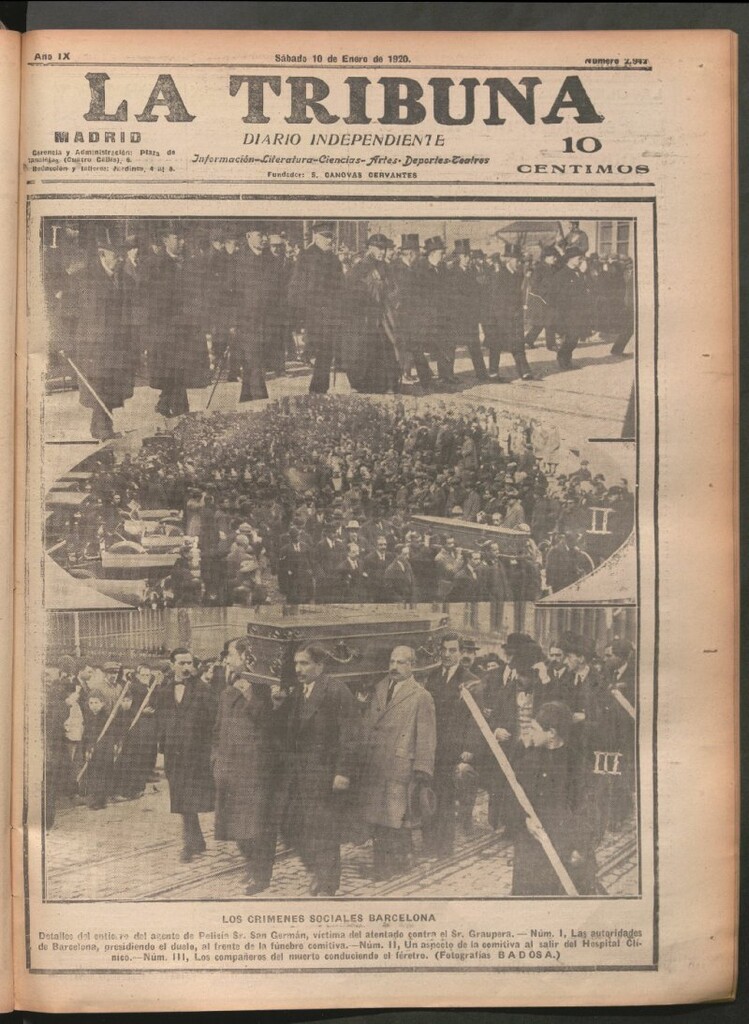 Miniatura de La Tribuna del 10 de enero de 1920