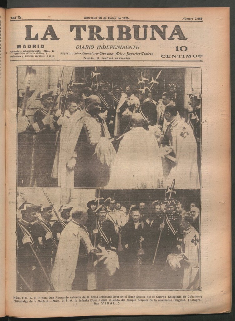 Miniatura de La Tribuna del 28 de enero de 1920