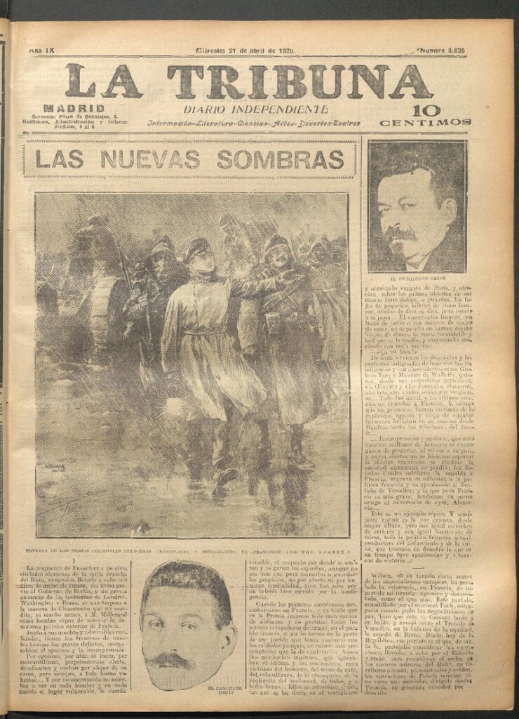 Miniatura de La Tribuna del 21 de abril de 1920