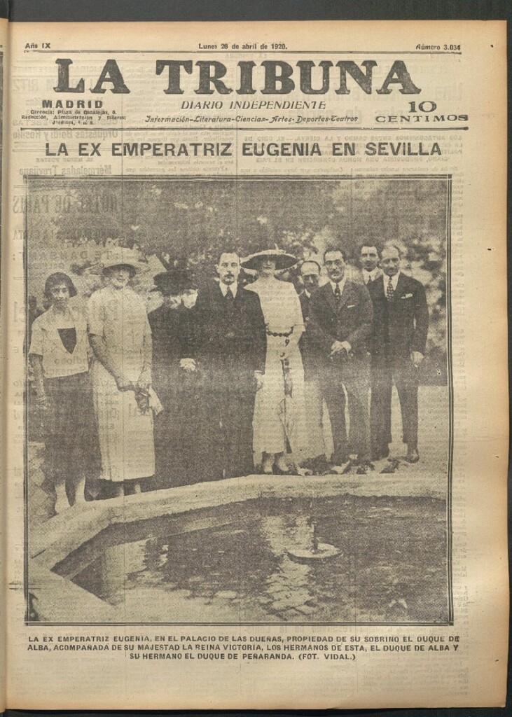 Miniatura de La Tribuna del 26 de abril de 1920