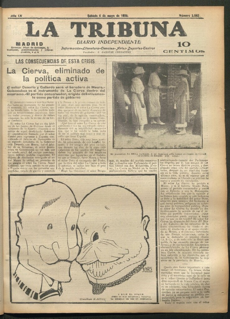 Miniatura de La Tribuna del 8 de mayo de 1920