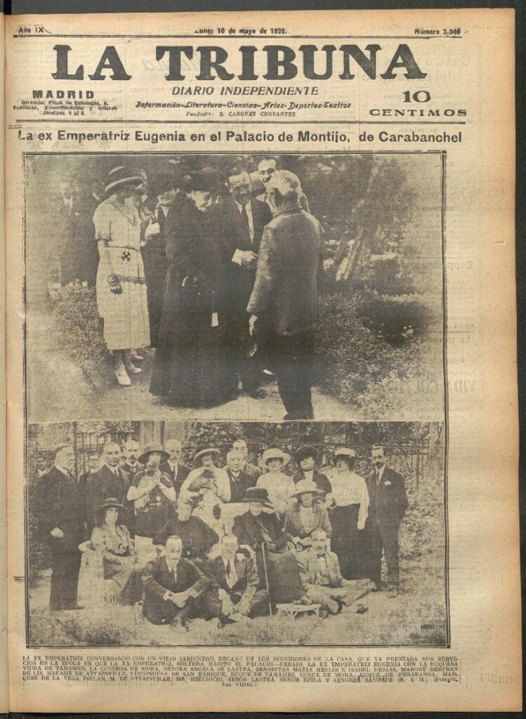 Miniatura de La Tribuna del 10 de mayo de 1920