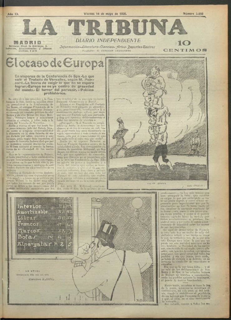 Miniatura de La Tribuna del 14 de mayo de 1920