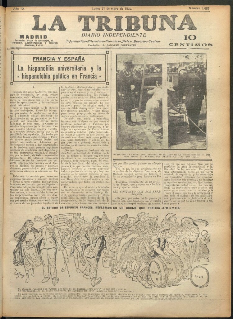Miniatura de La Tribuna del 31 de mayo de 1920