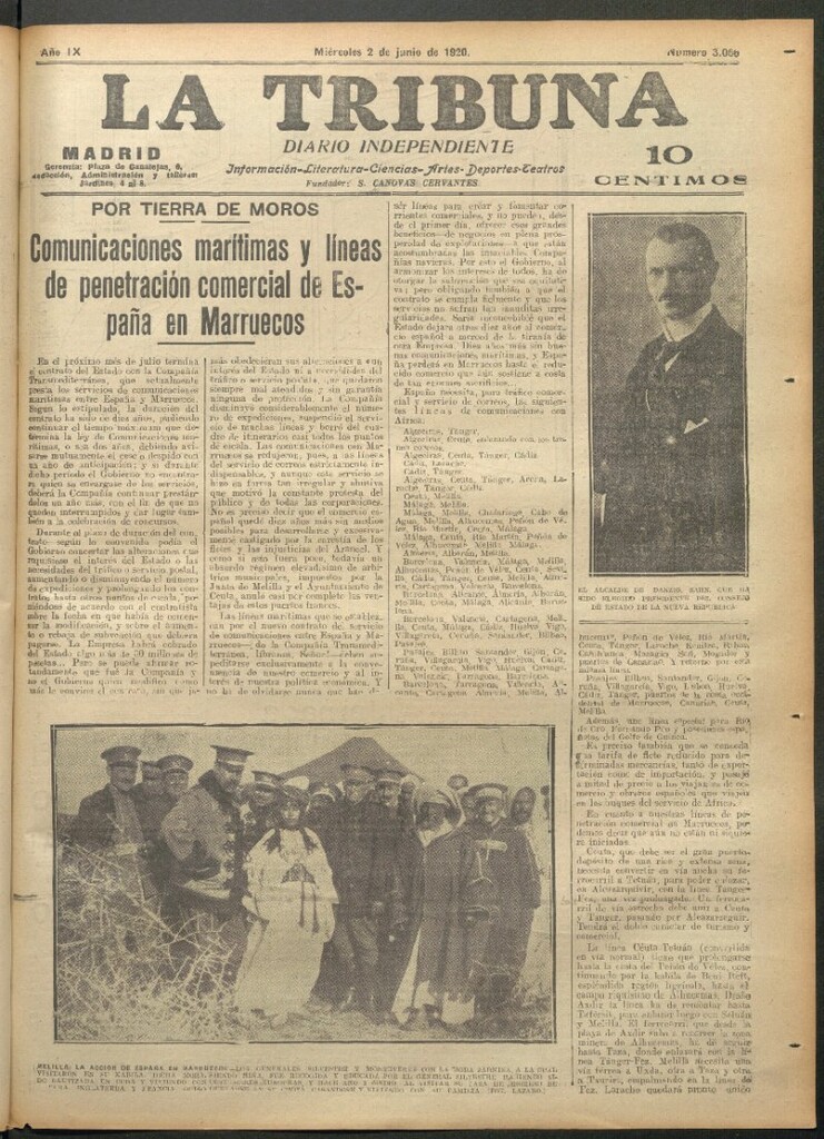 Miniatura de La Tribuna del 2 de junio de 1920