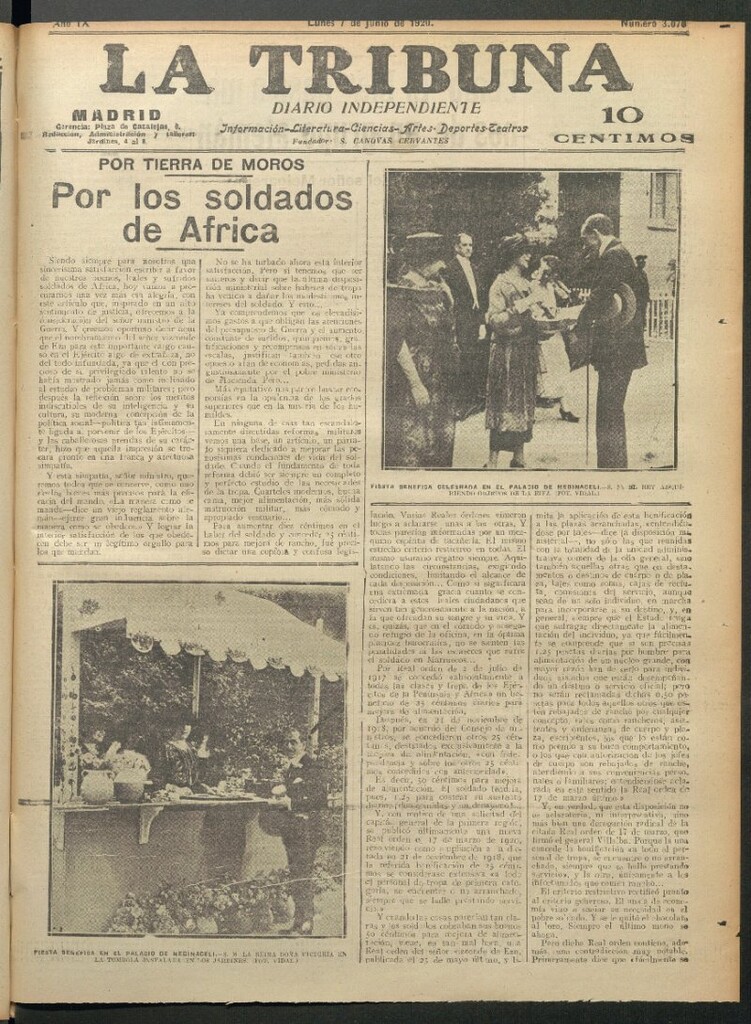 Miniatura de La Tribuna del 7 de junio de 1920