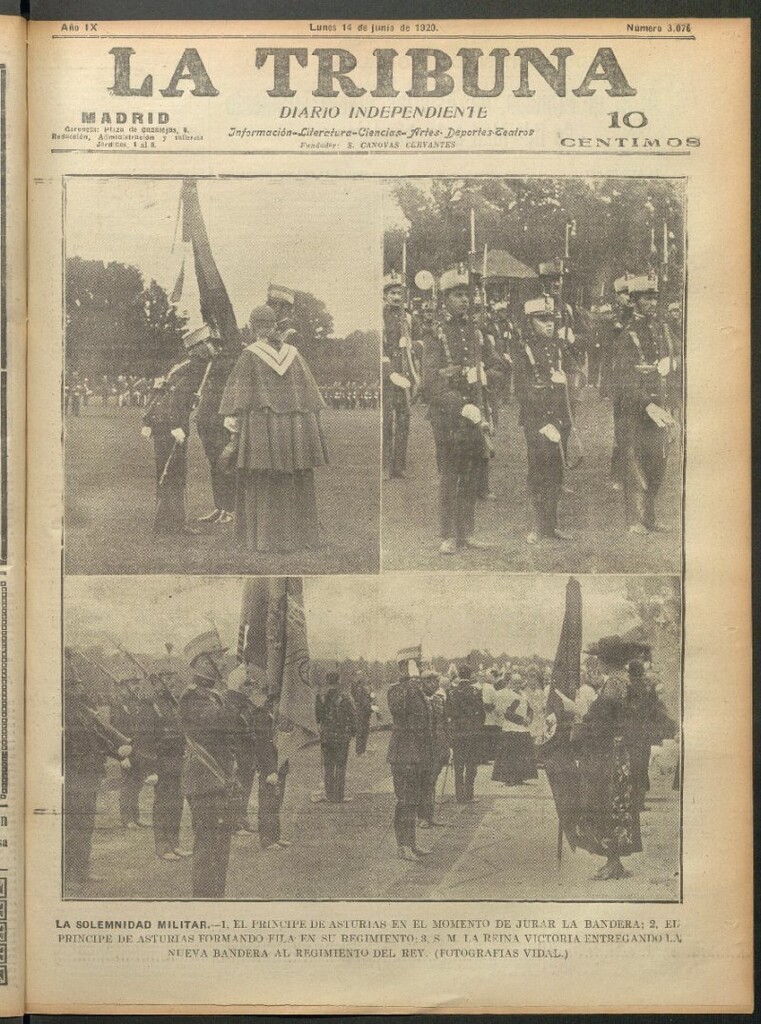 Miniatura de La Tribuna del 14 de junio de 1920