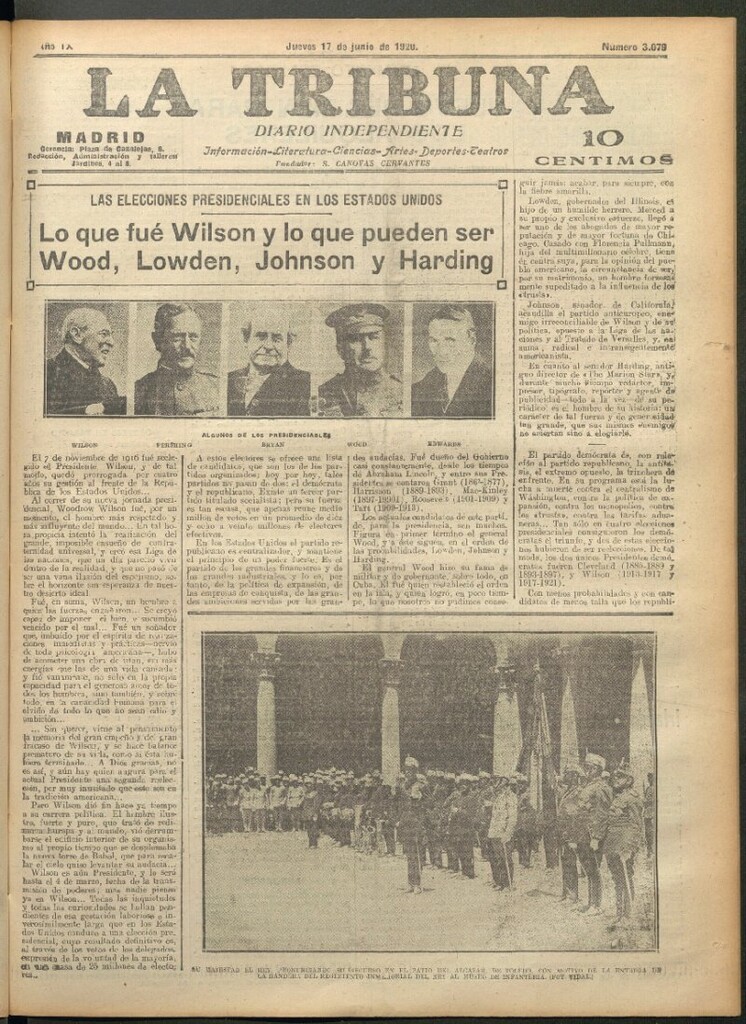Miniatura de La Tribuna del 17 de junio de 1920