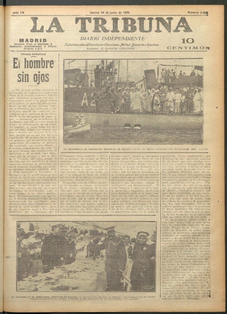 Miniatura de La Tribuna del 24 de junio de 1920