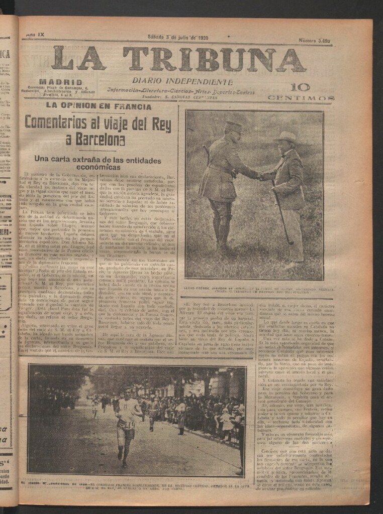 Miniatura de La Tribuna del 3 de julio de 1920