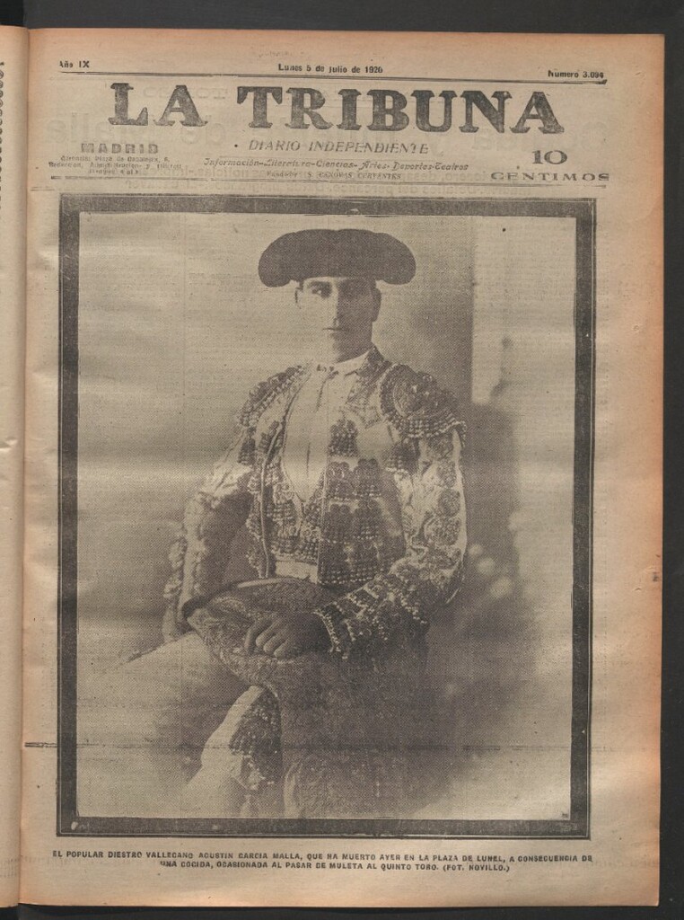 Miniatura de La Tribuna del 5 de julio de 1920