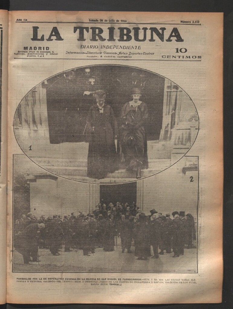 Miniatura de La Tribuna del 24 de julio de 1920