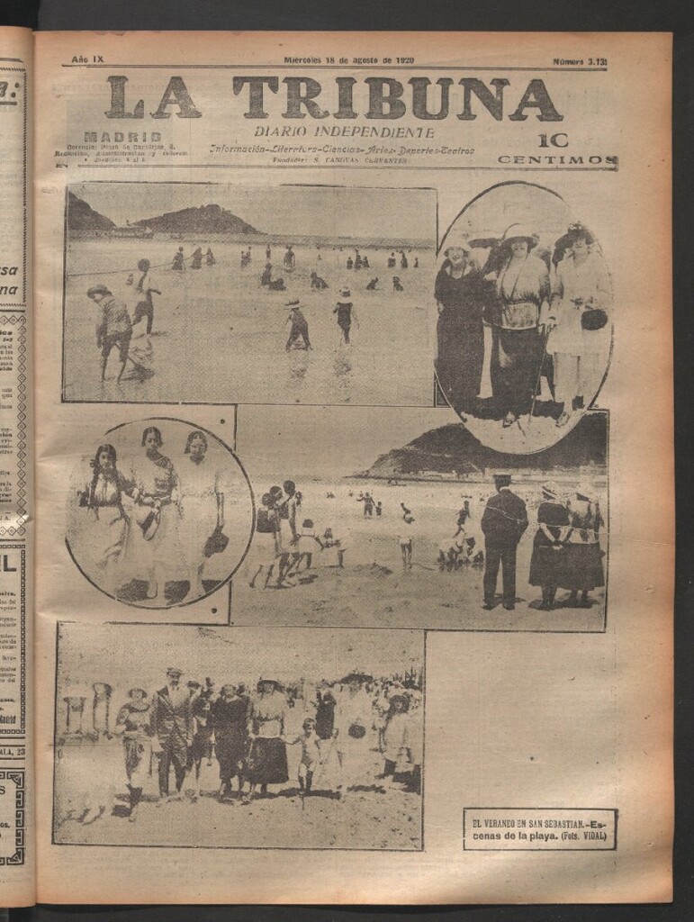 Miniatura de La Tribuna del 18 de agosto de 1920