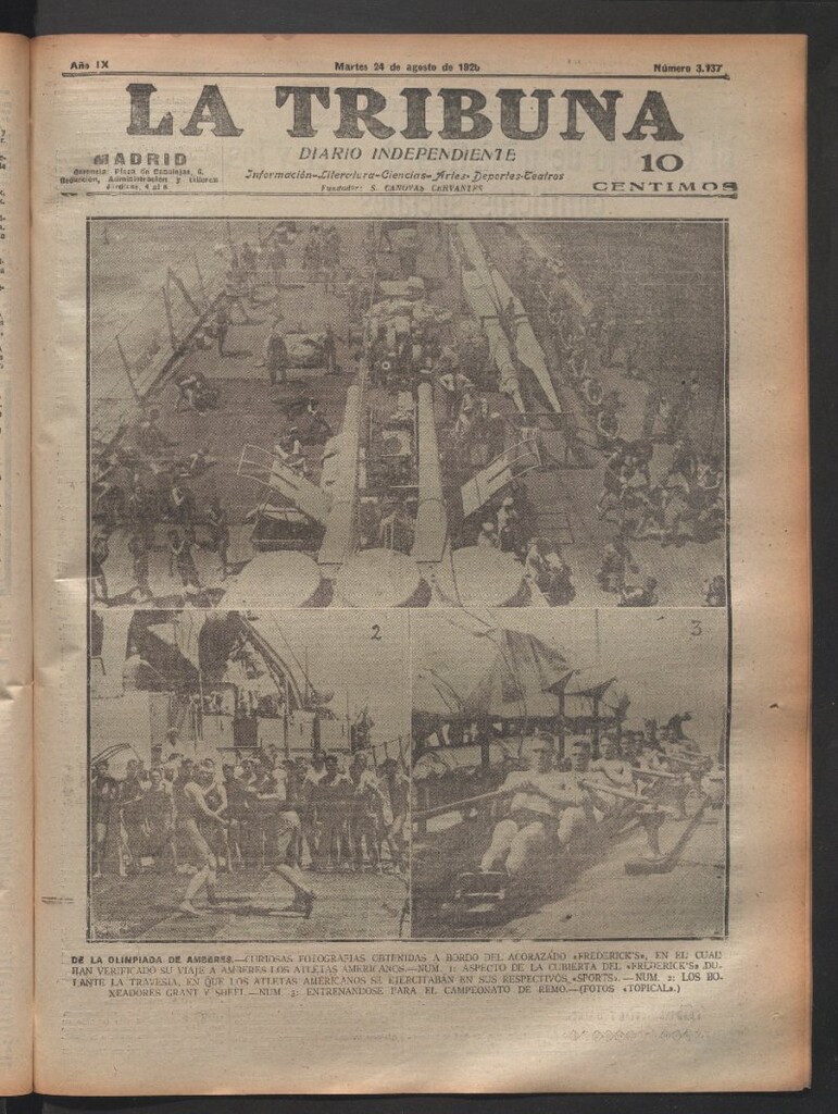 Miniatura de La Tribuna del 24 de agosto de 1920