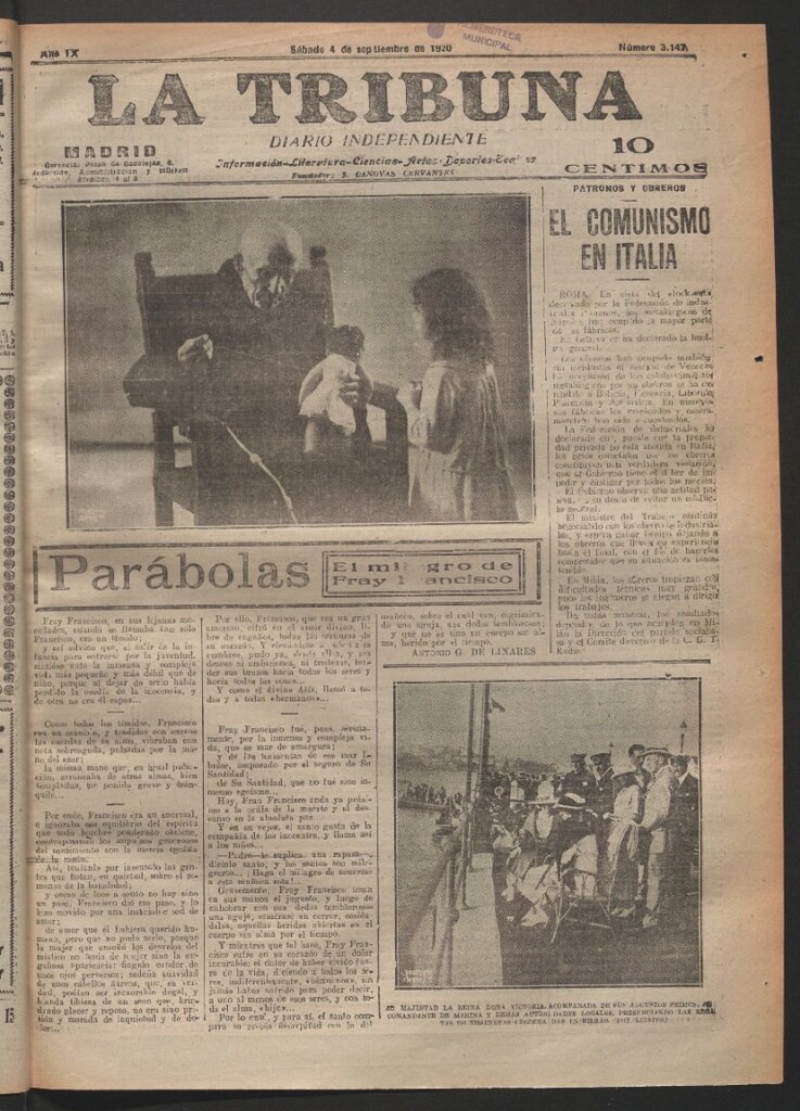 Miniatura de La Tribuna del 4 de septiembre de 1920