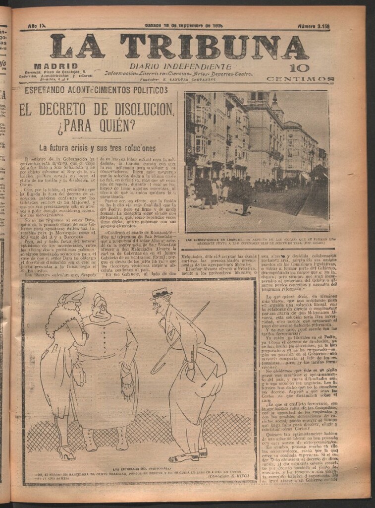 Miniatura de La Tribuna del 18 de septiembre de 1920