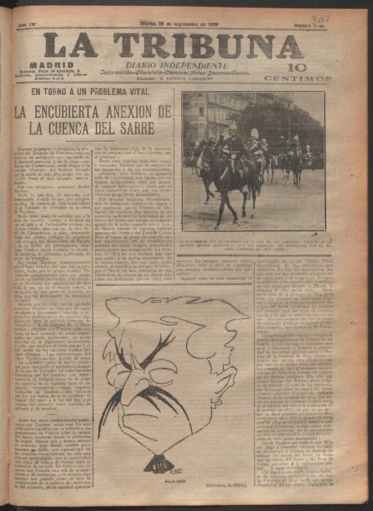 Miniatura de La Tribuna del 28 de septiembre de 1920