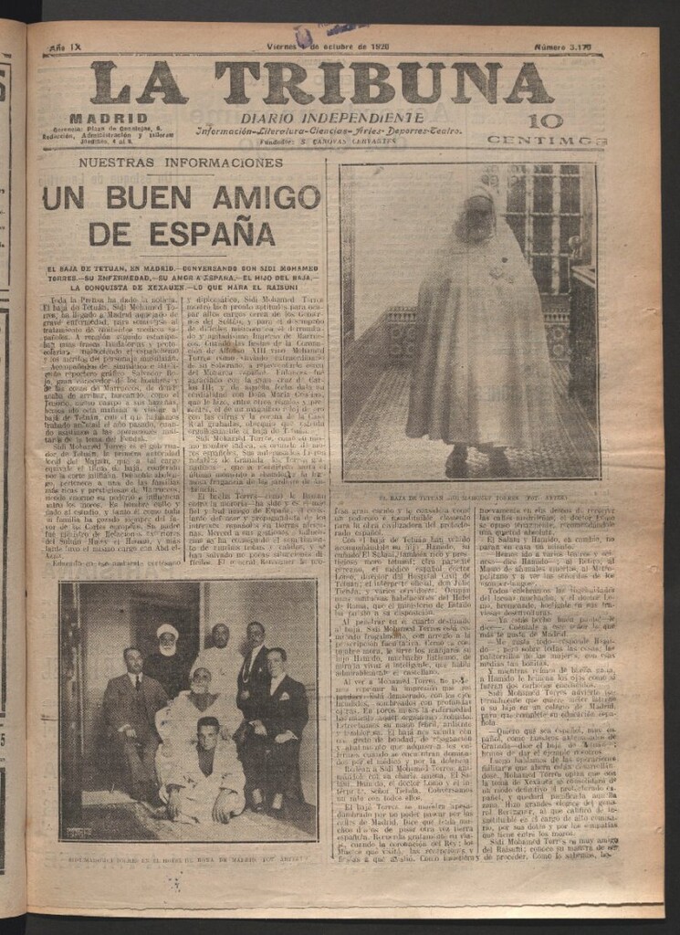 Miniatura de La Tribuna del 1 de octubre de 1920