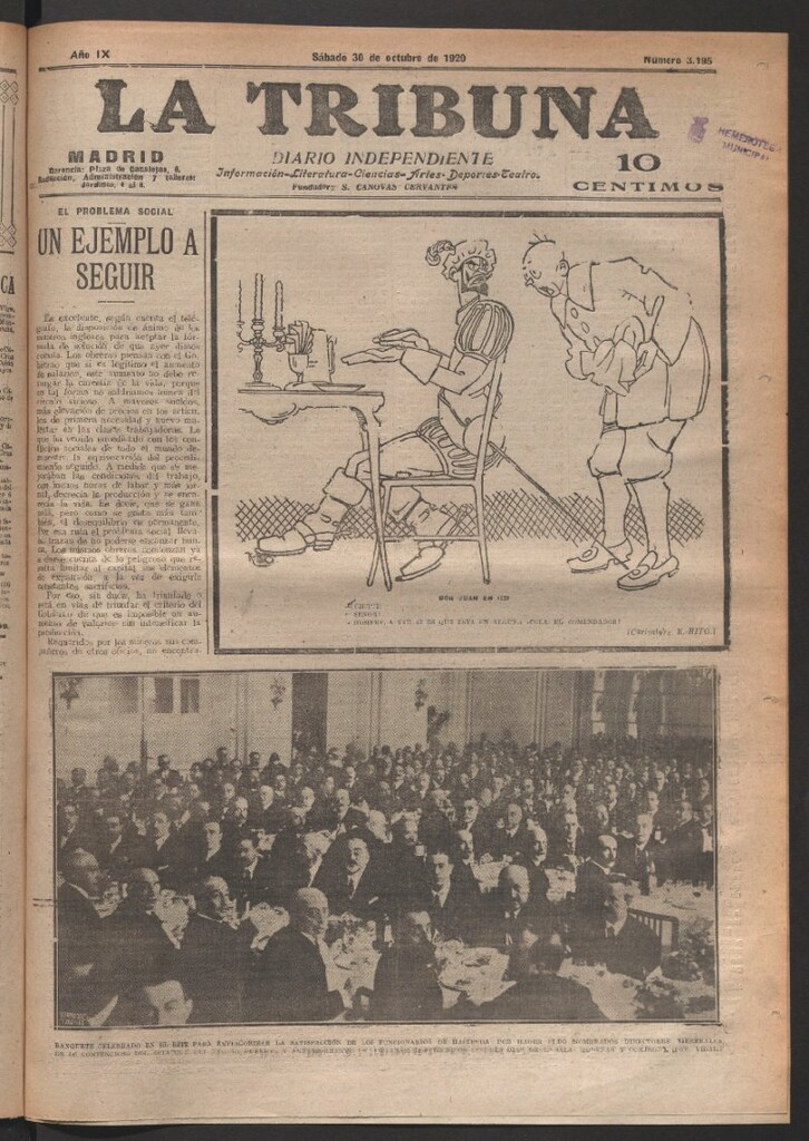 Miniatura de La Tribuna del 30 de octubre de 1920