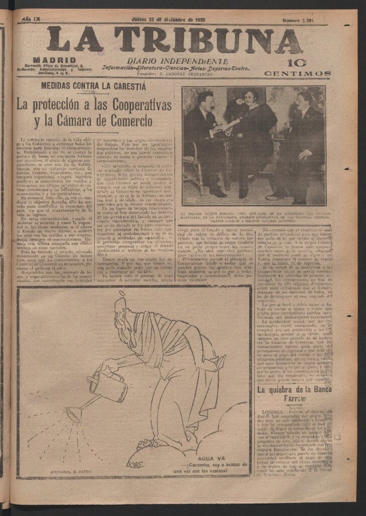 Miniatura de La Tribuna del 23 de diciembre de 1920