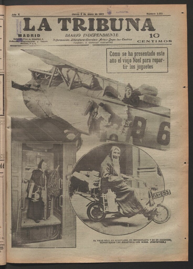 Miniatura de La Tribuna del 6 de enero de 1921