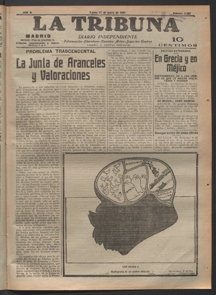 Miniatura de La Tribuna del 17 de enero de 1921