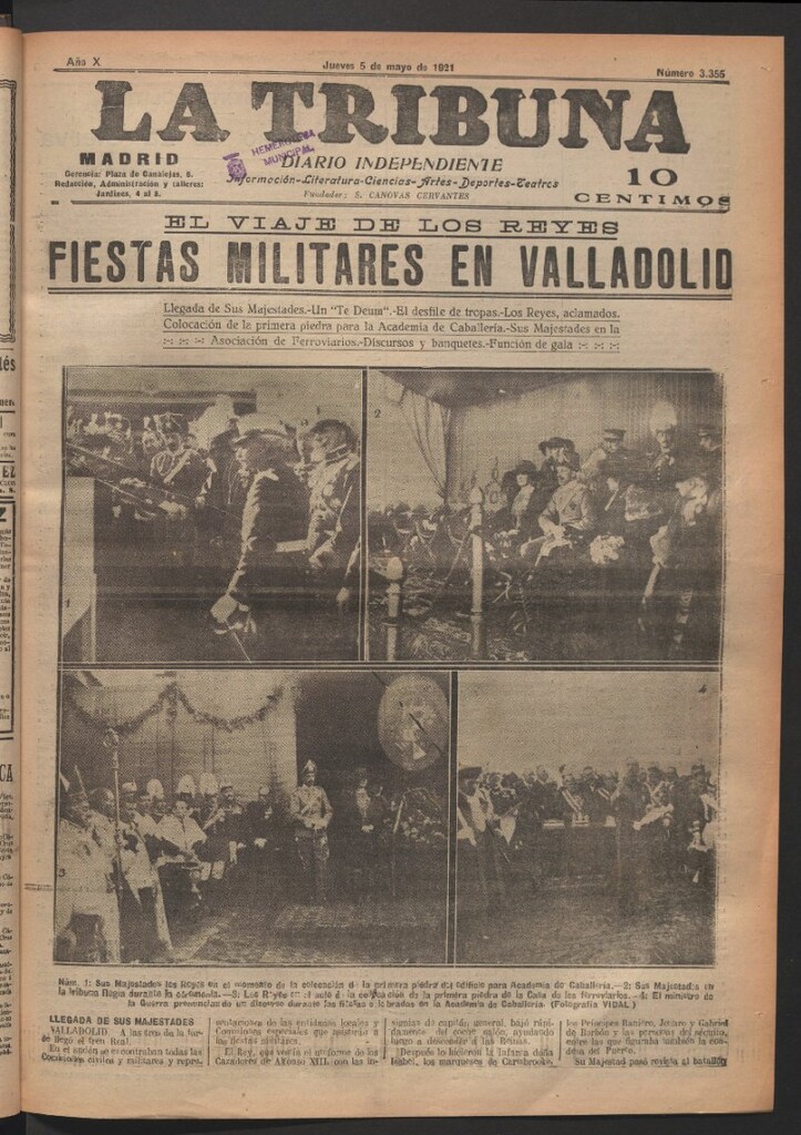 Miniatura de La Tribuna del 5 de mayo de 1921