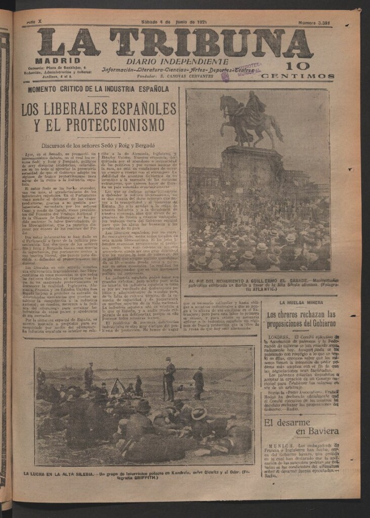 Miniatura de La Tribuna del 4 de junio de 1921