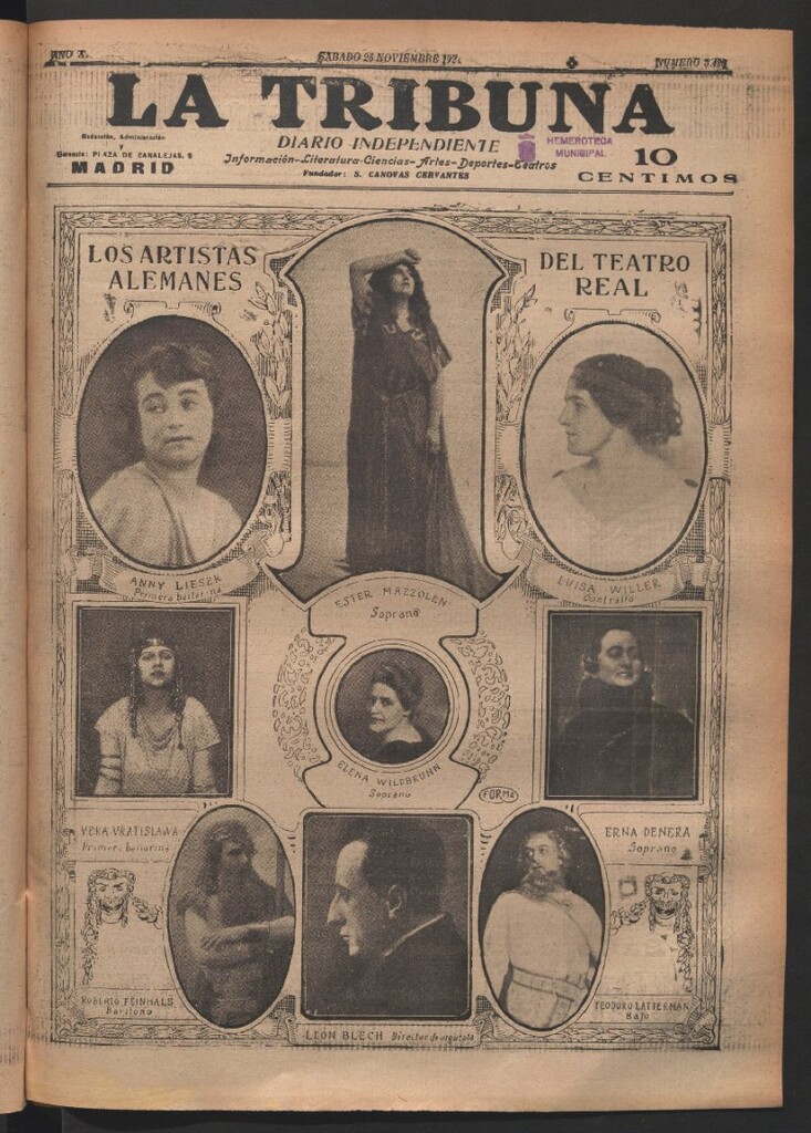 Miniatura de La Tribuna del 26 de noviembre de 1921